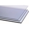 Plastic plate polyvinyl chloride PVC, transparent joint